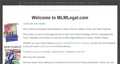 Desktop Screenshot of mlmlegal.com