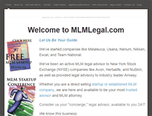 Tablet Screenshot of mlmlegal.com